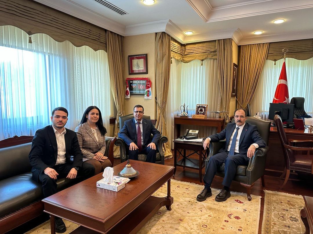 The members of ATMIA visited the Ambassador of the Republic of Turkey in Azerbaijan, Cahid Bağcı.
